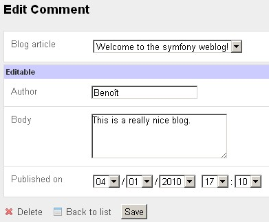 Grouping fields in the edit view of the comment module