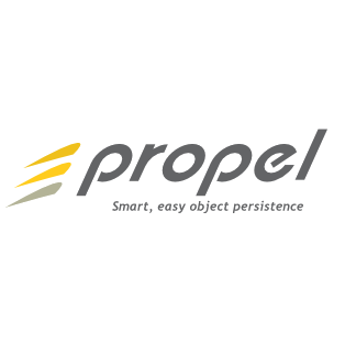 Logo of the Propel project, which uses Symfony components