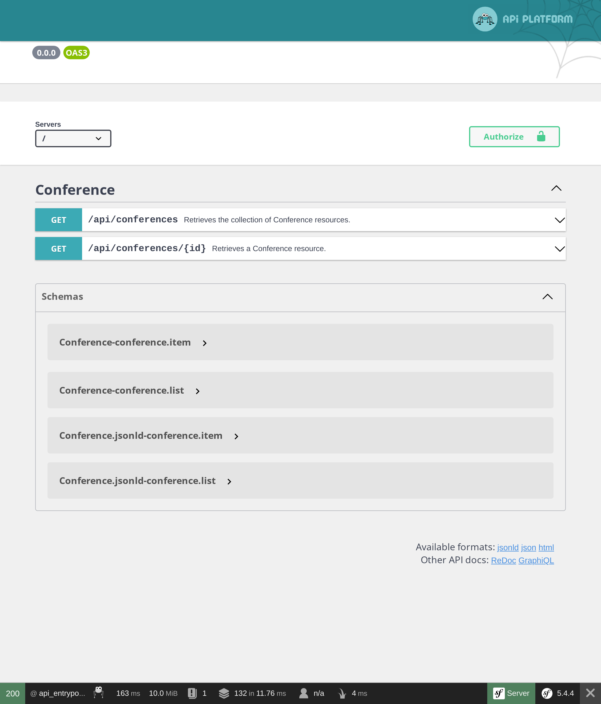 Exposer une API avec API Platform (Symfony Docs)