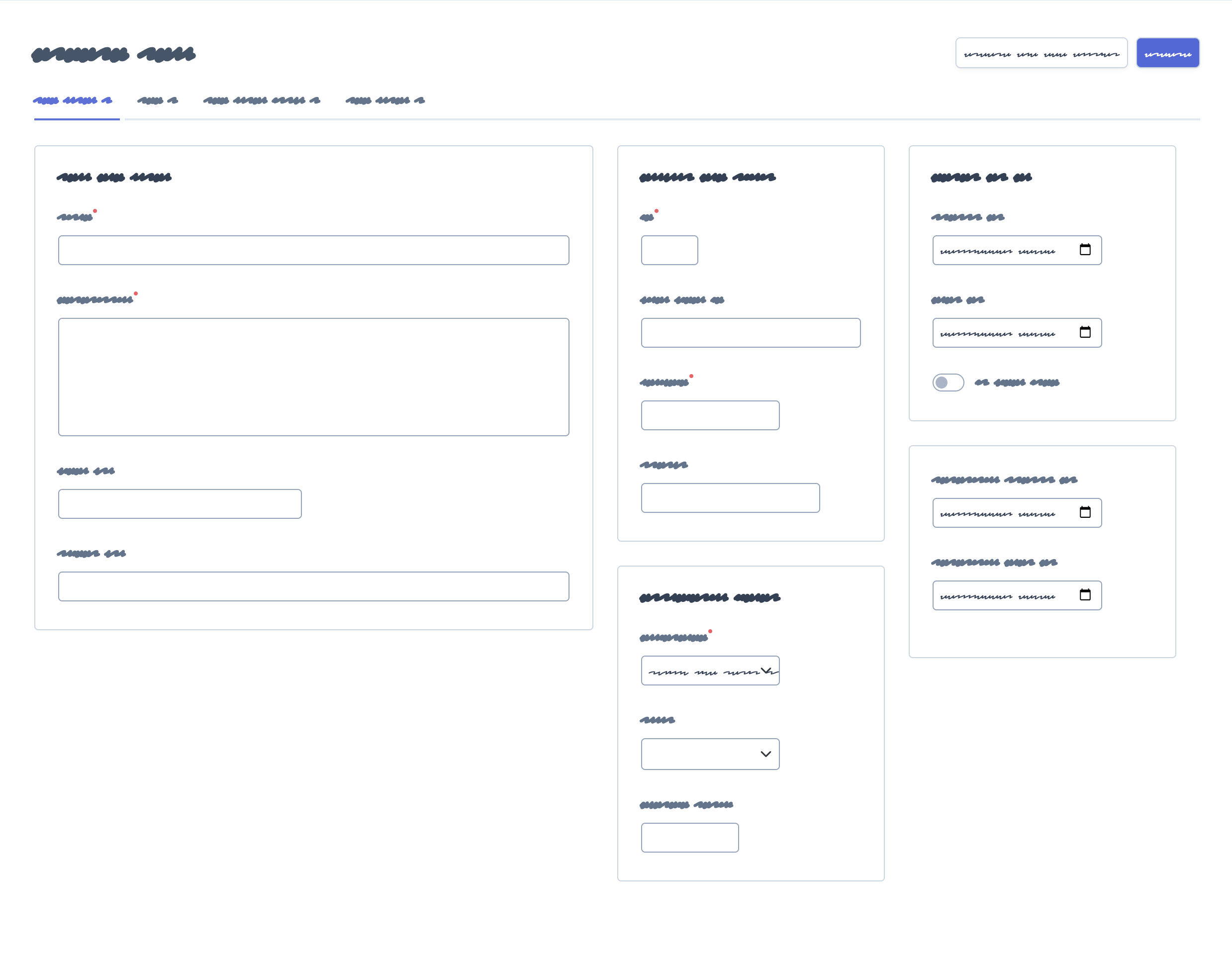 EasyAdmin form that uses tabs, columns, fieldsets and rows