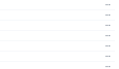 An action group inside an entity dropdown. The second group defines a main action.