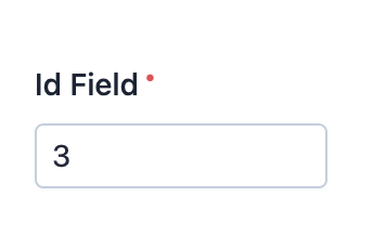 Default style of EasyAdmin ID field