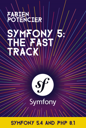 The cover of the official Symfony 5.4 book