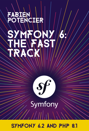 Cover of the official Symfony book