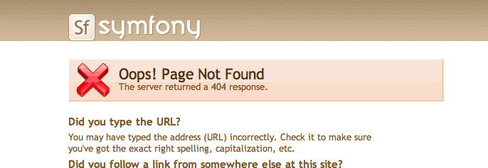 error 404 en el entorno prod