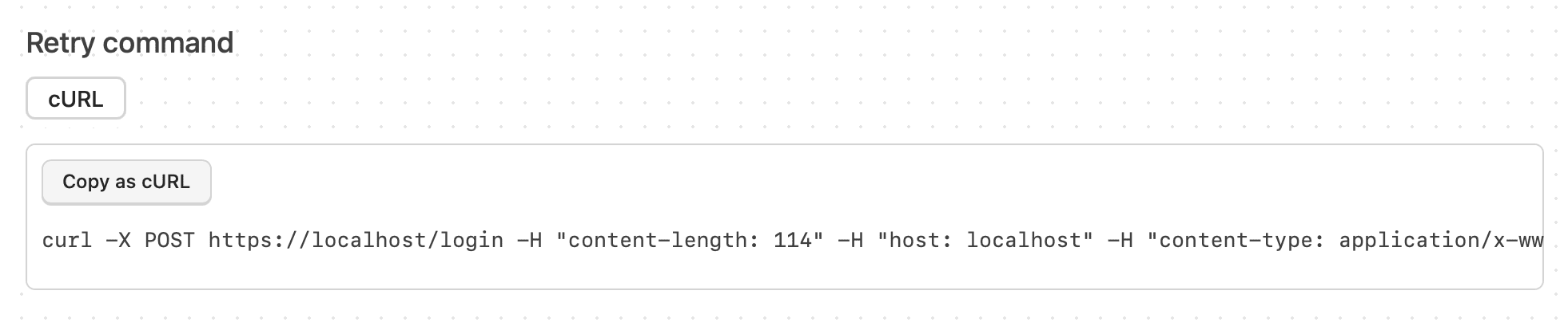 Symfony 8.1 profiler includes a feature to copy requests as cURL so you can replay them