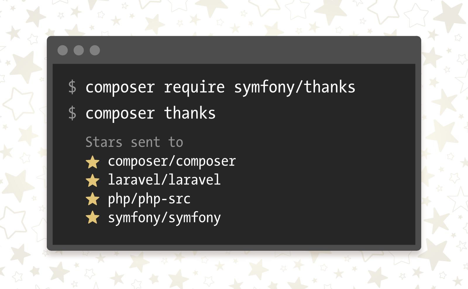 Composer thanks